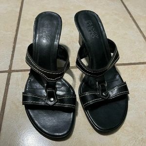 Franco Sarto Black Sandals
